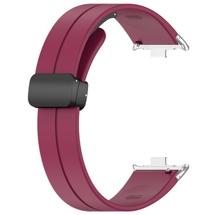 For millet bracelet 9Pro folding buckle silicone strap millet band8 Pro magnetic buckle silicone strap