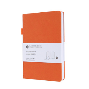 Amazon A5 Notebook Dot Printing with Page Number Strap Notepad Business Office Thick Notebook Ready for Sale