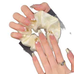 [Pearl Tulip] Pearl Cat's Eye Spring Gentle Design Wear Armor Gentle Temperament Handmade Manicure