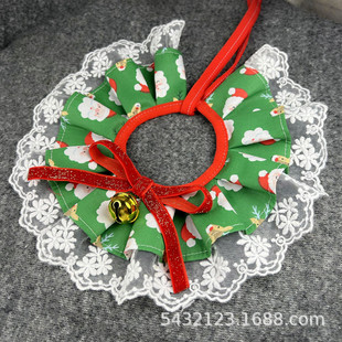 Pet Christmas bow tie Christmas bib saliva towel Christmas scarf Christmas series Christmas bell ornaments