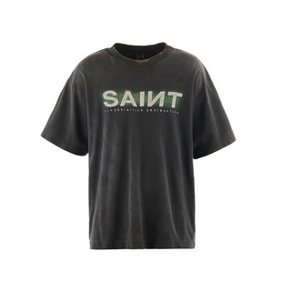 JY нишевые приливные бренды Saint Michael с короткими рукавами американский 255SS High Street свободная повседневная футболка с половинным рукавом