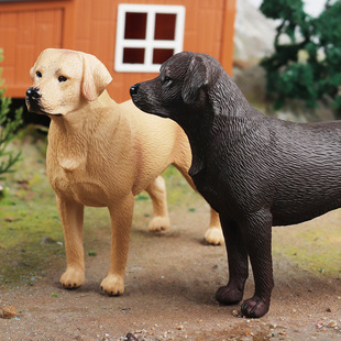 Cross-border Cognitive Labrador Dog Dog Model Children's Simulation Animal Car Ornaments Car Crafts Gift