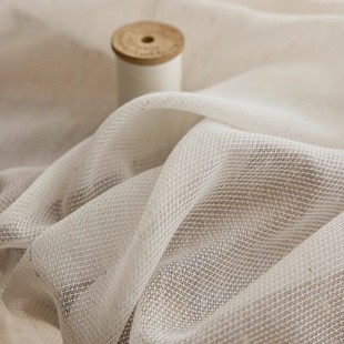 Modern White Transparent transparent velvet chiffon yarn Phantom yarn solid color scratch-resistant window screen curtain finished product