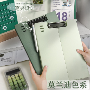 Can be vertical board clip A4 file students with thickened board clip writing board pad paper clip vertical meeting record clip