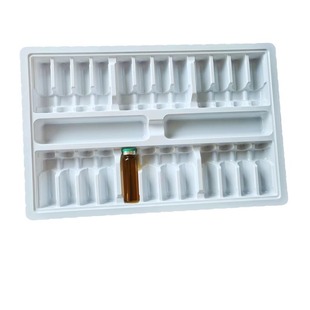 Factory wholesale 10ML24 PCs oral liquid plastic bottom tray ampoule bottle holder water injection blister packaging