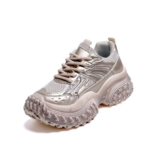 Autumn 2024 New Low-top Lace-up Thick-soled Sports Torre Shoes Women's Ins All-match Height-increasing Women's Shoes HHX-M92