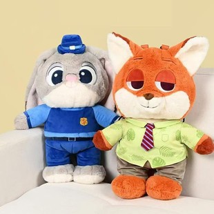 New Backpack Plush Toy Backpack Fox Rabbit Plush Doll Doll Backpack Cute Cartoon Bag
