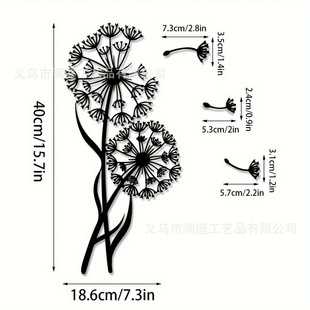 Cross-border Iron Living Room Bedroom Background Wall Line Decorative Painting Metal Silhouette Creative Home Crafts Wall Decoration Hanging