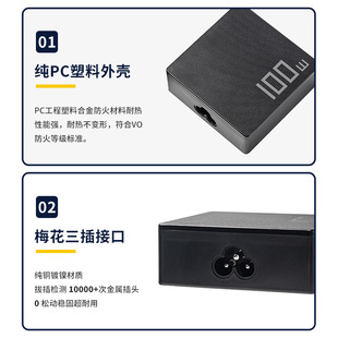 Применимо для ASUS 100W зарядное устройство для ноутбука 20V5A адаптер питания Type-C интерфейс PD быстрой зарядки
