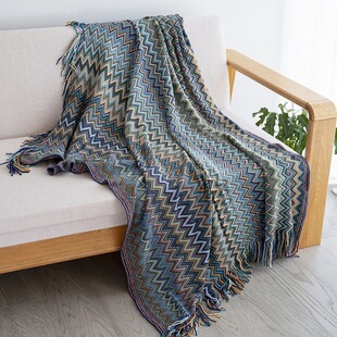 Nordic High Sense Nap Blanket Decorative Blanket Knitted Blanket Office Bohemian Blanket Sofa Blanket Sofa Cover Blanket