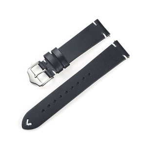 In stock vintage oil wax leather color-changing cowhide strap smart quick release leather strap watch accessories 18/20/22mm