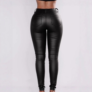 European and American Cross-Border Amazon New Women's Fashion Casual Zipper Hip-Hugging Slim Women's Pants and Leggings Dropshipping