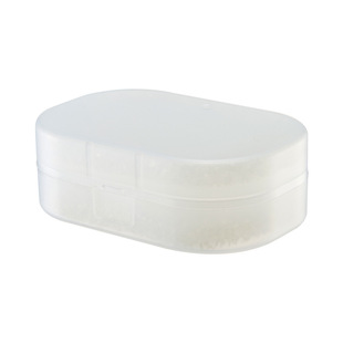 Creative Drain Soap Box with Lid Sealed Dustproof Toilet Soap Box Portable Travel Storage Soap Box
