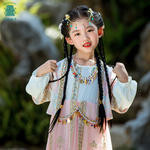Коллекция цепочек талии Оригинальные детские аксессуары Hanfu Аксессуары Аксессуары Премиум ручной работы металлический стиль жемчуг талии цепи