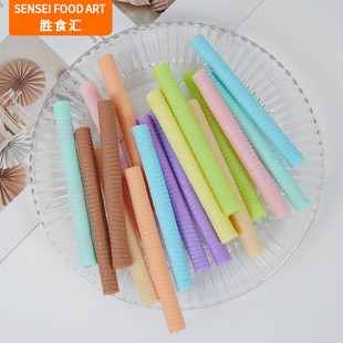 PVC simulation chocolate bar macaron color simulation magic bar props simulation food snacks wafer biscuit stick