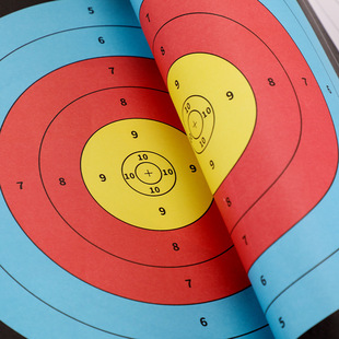 60*60cm full-circle archery dart target paper competition practice target nail full-circle target paper clear color printing target map spot