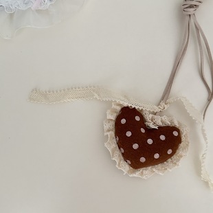 Han Feng Fabric Three-dimensional Mushroom Small Animal Children's Necklace Girl's Accessories Hanging Ornaments