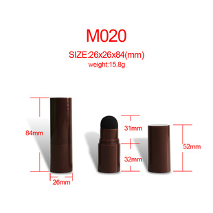 M020 cross-border spot shadow powder empty container hair line powder eyebrow powder poke blush Rod packing material empty Rod