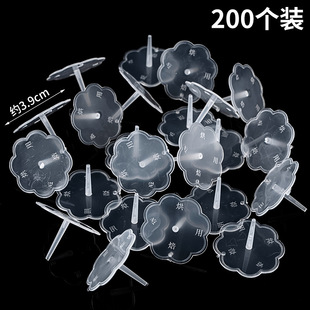 Transparent Plastic Base Doll Ornament Holder Cake Decoration Base Plug-in Birthday Scene Accessories Thickeneded