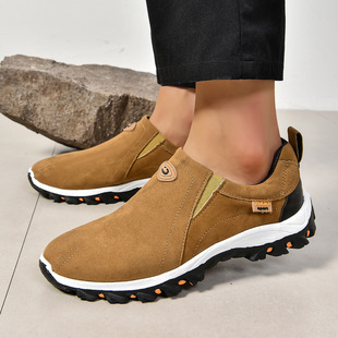 Cross-border plus size Outdoor Casual Men's Shoes Spring and Autumn New Sports Casual Shoes Fashion Round Toe Shallow Mouth Men's Shoes