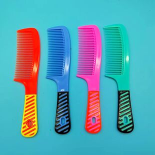 Small A9 large A9 plastic comb one dollar store small department store color oblique hair comb Yiwu small commodity 2 yuan store