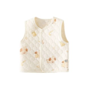 Baby's Warm Vest Spring and Autumn Baby's Cotton Vest Children's Waistcoat Vest Newborn Cotton Belly Top