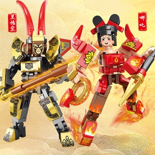 Совместимость с LEGO Journey to the West Sun Wukong Tang Monk Мультяшная кукла Строительные блоки Детская образовательная сборка Оптовая доставка