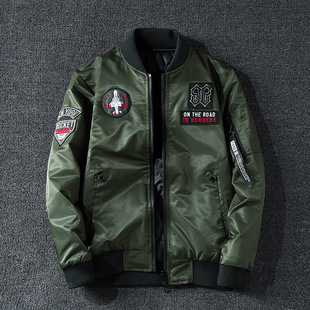 Трансграничная осенне-зимняя Двусторонняя Куртка Aviator Air Force MA1, мужская бейсбольная форма больших размеров, Молодежная куртка, модное мужское пальто