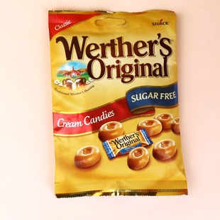 Werther's Germany imported waite toffee cream candy 70g hard candy candy candy candy children's snack