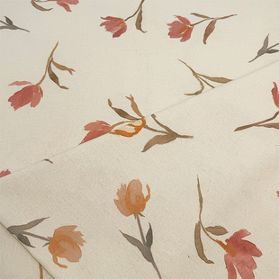 Chinese Style Encryption Cotton and Linen Cloth Tablecloth Door Curtain Cloth Curtain Fabric Sofa Cover Cloth DIY Handmade Cloth Head Processing