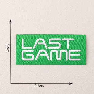 New three-dimensional printing clothing accessories hat bag DIY handmade products matching decorative printing label patch stickers