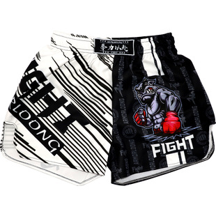 MMA Fighting Fight Быстросохнущий тайский бокс UFC боевые искусства повседневные шорты тренировочные Спорт фитнес-клуб медведь бег