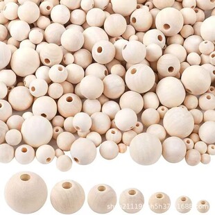 Wooden Beads Wholesale, Wooden Beads 6-50mm, Loose Beads, Lotus Wood Round Beads, Woodworking Creative Handmade Materials, Wooden Crafts