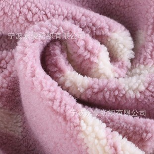 Factory Custom Jacquard Lamb Velvet Full Polyester Pink Lamb Velvet Printed Plain Lamb Velvet Plush Cloth