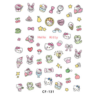 HelloKitty серии наклейки для ногтей рельефные милые мультяшные стерео анис декоративные безделушки простота
