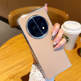 Применимо OPPO FindN5 складной экран чехол для телефона N3Flip Lizhi кожа светлая, роскошная кожа, защитный чехол