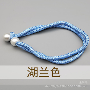 Modern minimalist curtain strap installation-free Pearl Curtain buckle creative binding rope wholesale [Oriental Pearl]]