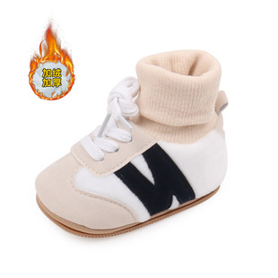 Autumn and winter newborn toddler shoes 3-6-September socks shoes baby shoes non-slip baby shoes floor socks shoes BXC3203