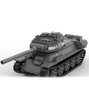 Строительные блоки MOC, совместимые с Lego 151691 Второй мировой войной T-34 модель танка сборка строительных блоков игрушечный военный костюм