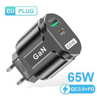 PD33W QC3.0 Быстрая зарядка головка 9v12v Быстрая зарядка GaN Европейские зарядные устройства Быстрая зарядка Многорт Быстрая зарядка