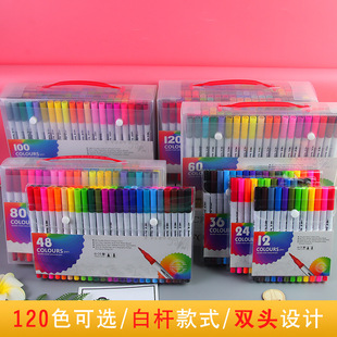 Амазонка 120 Color Офисное изобразительное искусство набор мягкая кисть кисть тонкая линия ручка писать поздравительные открытки DIY водная акварель