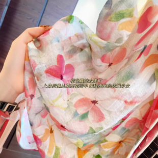 Beautiful explosive atmosphere printed skirt waist slimming lotus leaf collar dress women's dress summer new 042808