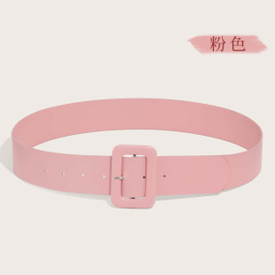 Simple all-match pin buckle wide belt women's skirt sweater decorative belt dress waist seal factory direct supply