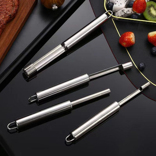 Stainless Steel Corer Hawthorn Jujube Fruit Corer Household Cherry Apple Seeds and Cores Kitchen Gadget