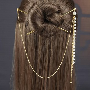 Good Quality Ancient Style Hanfu Palace Elegant Sweet Versatile Simple Hairpin U Hairpin Elegant Studio Photo Shoot Hair Accessory
