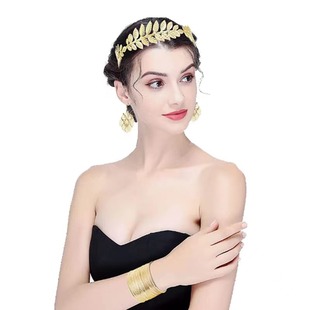 Hot sale European and American style set headband, arm ring, eardrop, wedding bridal jewelry hair accessories hot sale wholesale