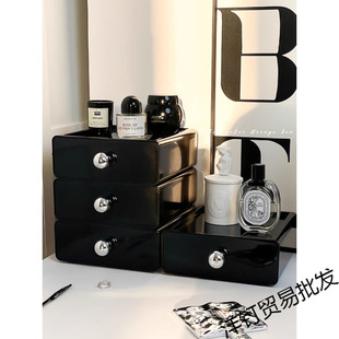 Cosmetic Storage Box Desktop Dressing Table Skin Care Storage Cabinet Drawer-type Multi-layer Office Desk Storage Rack