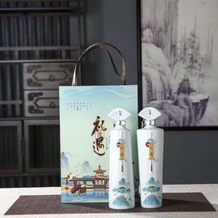 Jingdezhen керамическая пустая винная бутылка для современных художников