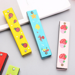 Children's Harmonica 16 Holes Kindergarten Primary School Students Beginners Playing Musical Instruments Creative Gifts Harmonica Toys Wholesale