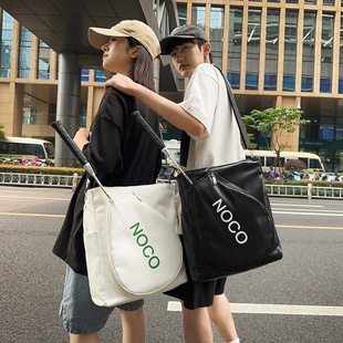 Badminton Bag Sports Fitness Large Capacity Crossbody Bag Women's New Fashion Trendy Short-distance Travel Bag Men's Racket Bag
